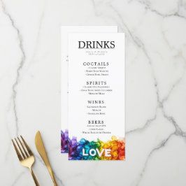 🌈 LGBT + mooie tekst Geschilderd met liefde bruil Menu