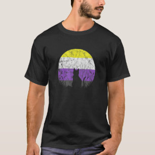 LGBT niet-bindende vlag Katalyse op Genderqueer En T-shirt
