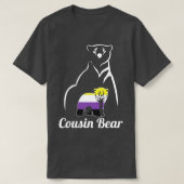 LGBT NietBinary Cousin Beer Enby Niet Binary Pride T-shirt (Design voorkant)