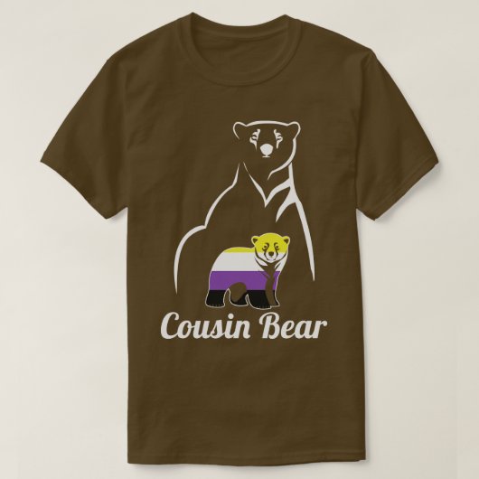 LGBT NietBinary Cousin Beer Enby Niet Binary Pride T-shirt (Design voorkant)