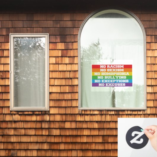 LGBT-offertes Raamsticker (Huis Raam)