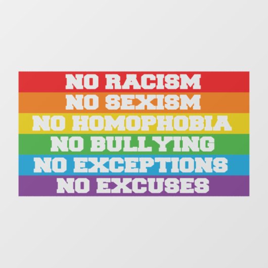 LGBT-offertes Raamsticker (Vel)