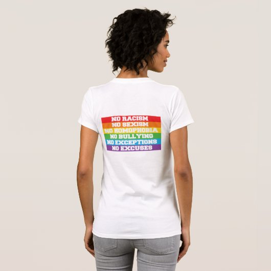 LGBT-offertes T-shirt (Achterkant volledig)