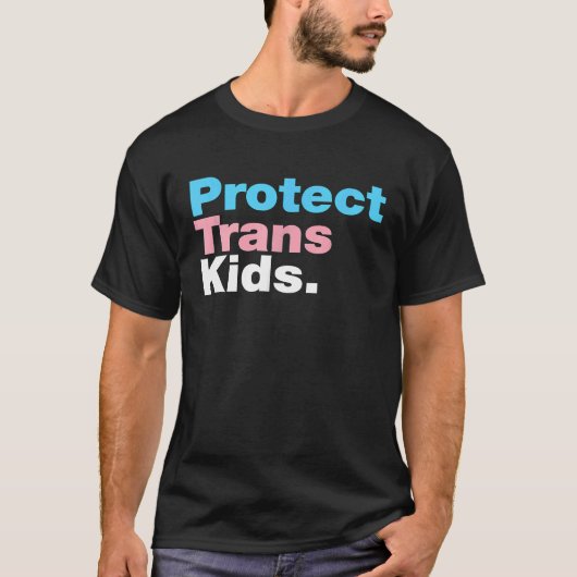 LGBT-ondersteuning beschermt de Kinder trans-Kind  T-shirt (Voorkant)