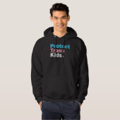 LGBT-ondersteuning beschermt trans-Kind lgbt Pride Hoodie (Voorkant volledig)