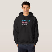 LGBT-ondersteuning beschermt trans-Kind lgbt Pride Hoodie (Voorkant volledig)