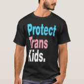 LGBT-ondersteuning beschermt trans-Kind lgbt Pride T-shirt (Voorkant)