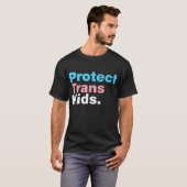 LGBT-ondersteuning beschermt trans-Kind LGBT Pride T-shirt (Voorkant volledig)
