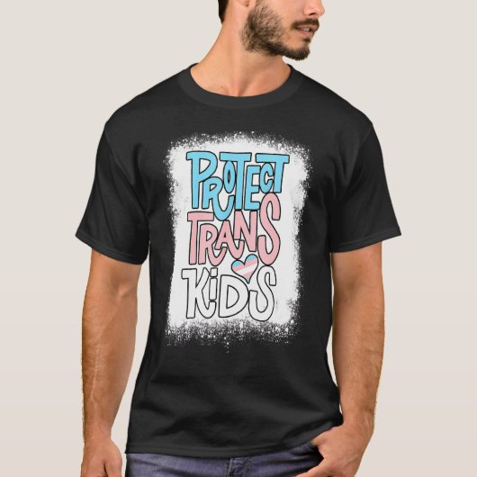 LGBT-ondersteuning beschermt trans-Kind lgbt Pride T-shirt (Voorkant)