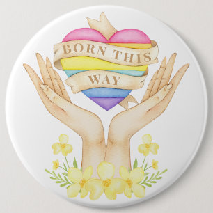 LGBT op deze manier geboren Ronde Button 6,0 Cm