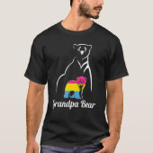 LGBT Pansexual Opa Beer Pan Pride Flag T-shirt (Voorkant)