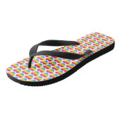 LGBT Pansexual Pride Heart Patroon Teenslippers (Schuin)