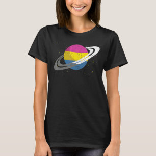 LGBT Pansexuality Vlag Saturnus Pan Queer Equality T-shirt