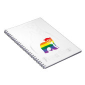LGBT Papa Beer Gay Pride Equal Rights Rainbow Notitieboek (Rechterzijde)