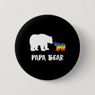 LGBT Papa Beer Papa Lesbische Homo Biual Transgend Ronde Button 5,7 Cm