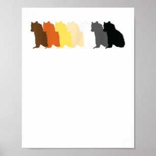 LGBT Papa Mannen Gay Pride Maand - Zittend Gay Bee Poster