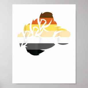 LGBT Papa Mannen Gay Pride Month - Paw Gay Beer Poster