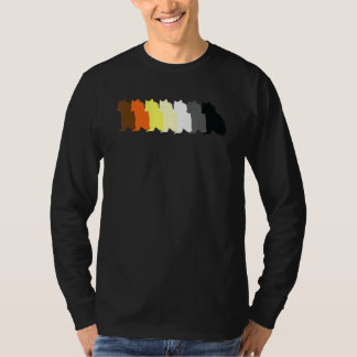 Lgbt Papa Mannen Gay Pride Month Sitting Gay Beer T-shirt