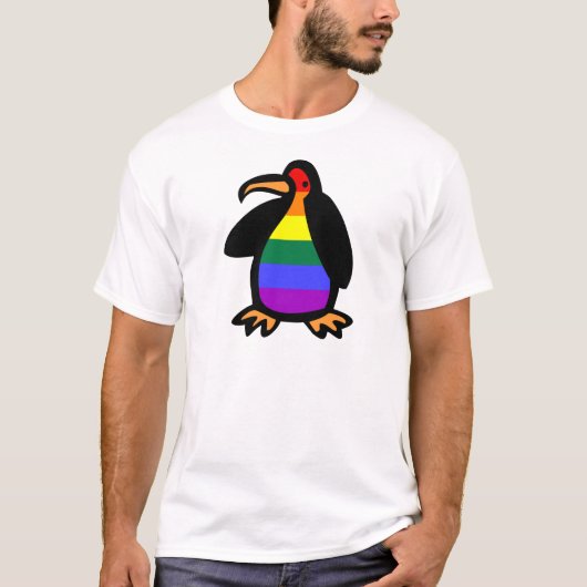 LGBT Penguin T-shirt (Voorkant)