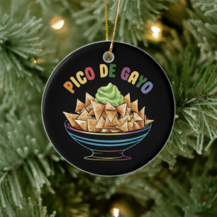 LGBT Pico De Gayo Grappige Gay Pride Regenboog Keramisch Ornament