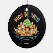 LGBT Pico De Gayo Grappige Gay Pride Regenboog Keramisch Ornament (Links)