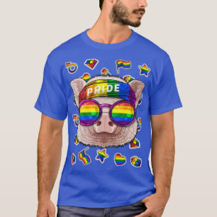 Lgbt Pig Gay Pride Month Boerderij Animal Rainbow T-shirt