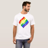 LGBT Pinoy/Pinay Pride! T-shirt (Voorkant volledig)
