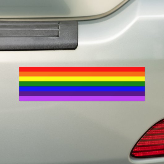 LGBT PRIDE (1978 Historisch) Bumpersticker (Op auto)