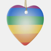 LGBT PRIDE 3D KLEUREN KERAMISCH ORNAMENT (Rechts)