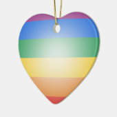 LGBT PRIDE 3D KLEUREN KERAMISCH ORNAMENT (Links)