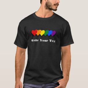 LGBT-pride aangepast T-shirt