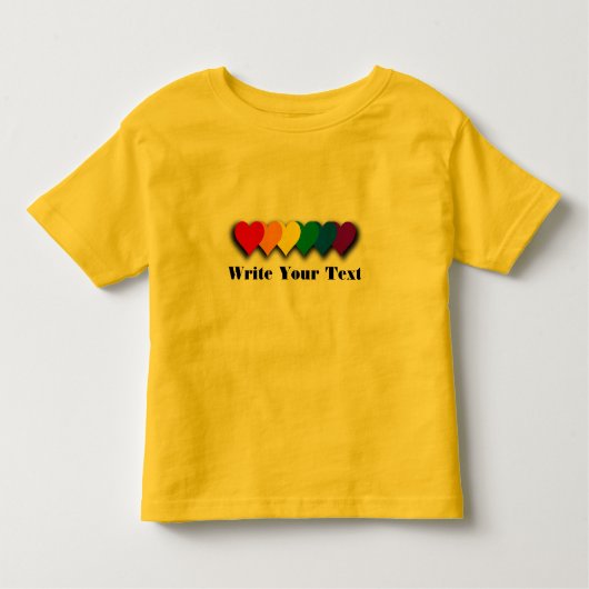 LGBT-pride aangepast T-shirt (Voorkant)