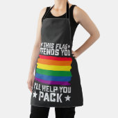 LGBT Pride als deze vlag je aanbiedt, zal ik je he Schort (Insitu)