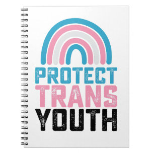 LGBT Pride Bescherm Trans Transgender Jongeren Kin Notitieboek