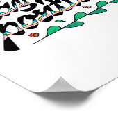 LGBT+Pride. Blijf positief. Poster (Hoek)