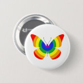 LGBT Pride Butterfly Ronde Button 5,7 Cm (Voorkant /achterkant)