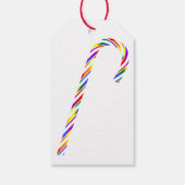 LGBT+ Pride Candy Cane Cadeautags Cadeaulabel (Achterkant)