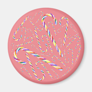 LGBT+ Pride Candy Cane Magnet