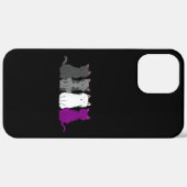 LGBT Pride Cat Animal Ace Flag Asexuality Demisexu Case-Mate iPhone Case (Achterkant (horizontaal))