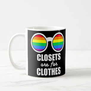 LGBT Pride Closets zijn voor kleding regenboog ond Koffiemok