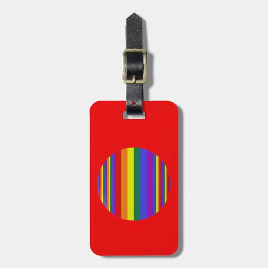 LGBT Pride Colors Bagagelabel (Voorkant verticaal)