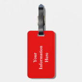 LGBT Pride Colors Bagagelabel (Achterkant verticaal)