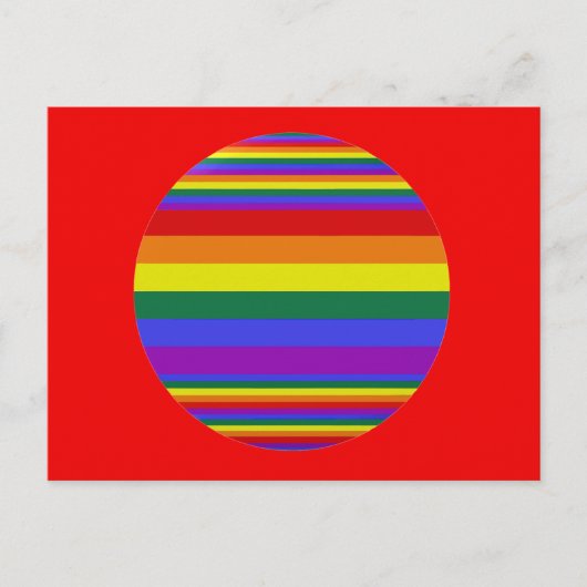 LGBT Pride Colors Briefkaart (Voorkant)