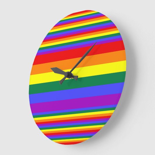 LGBT Pride Colors Grote Klok (Hoek)