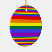 LGBT Pride Colors Keramisch Ornament (Rechts)