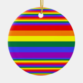 LGBT Pride Colors Keramisch Ornament