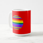 LGBT Pride Colors Koffiemok (Voorkant links)