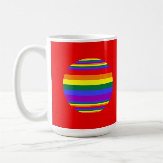 LGBT Pride Colors Koffiemok (Links)