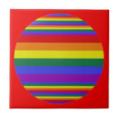 LGBT Pride Colors Tegeltje (Voorkant)
