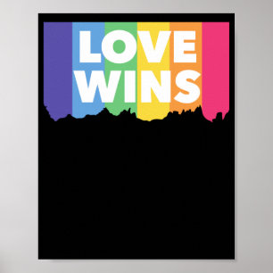 LGBT+pride. De liefde wint. Queer. Poster